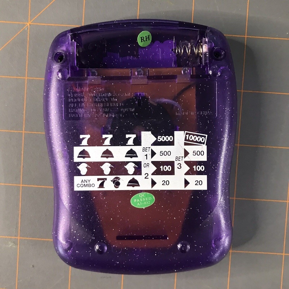 Radica 2004 Purple Pocket Electronic Handheld Game Machine Game